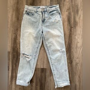 PISTOLA Distressed Relaxed Straight-Leg 90s Jeans Size 29